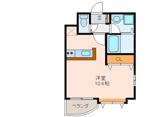 家納喜本川館の物件間取画像